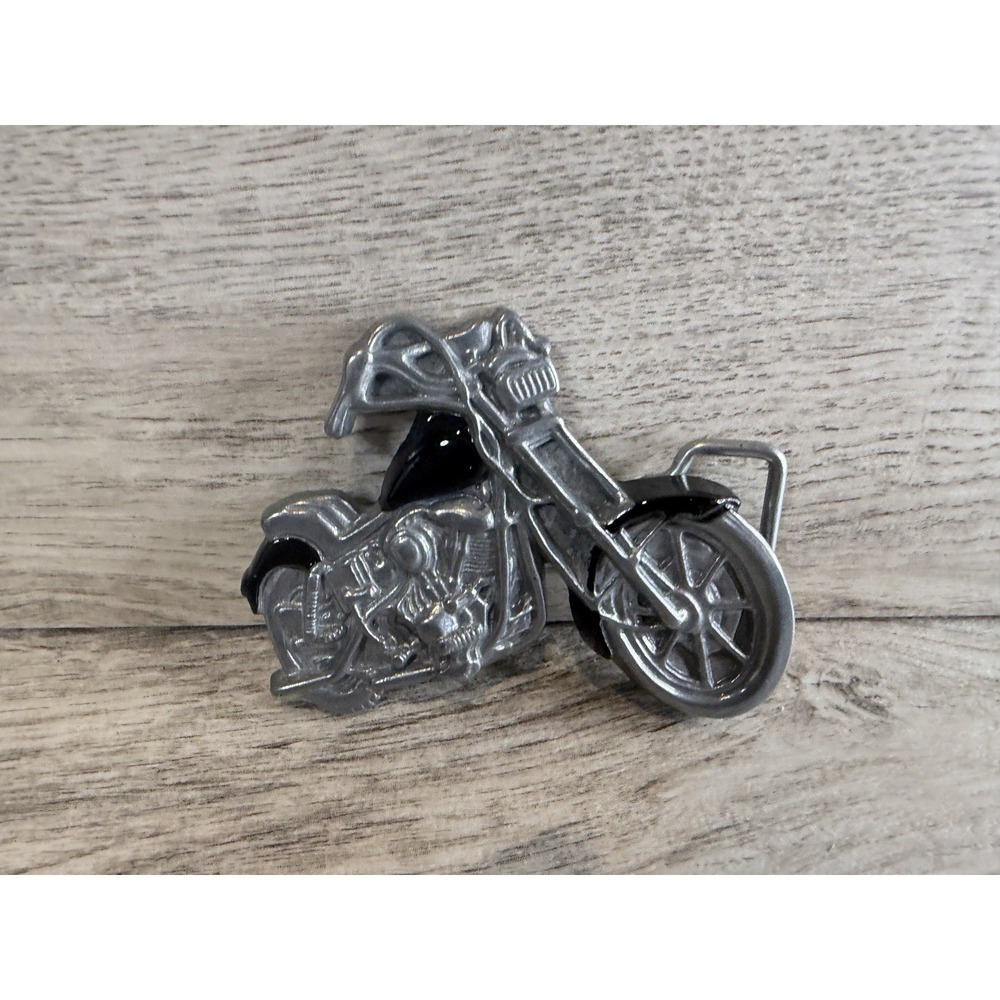 Motorcycle Belt Buckle Mens Riding Metal Enamel Chopper